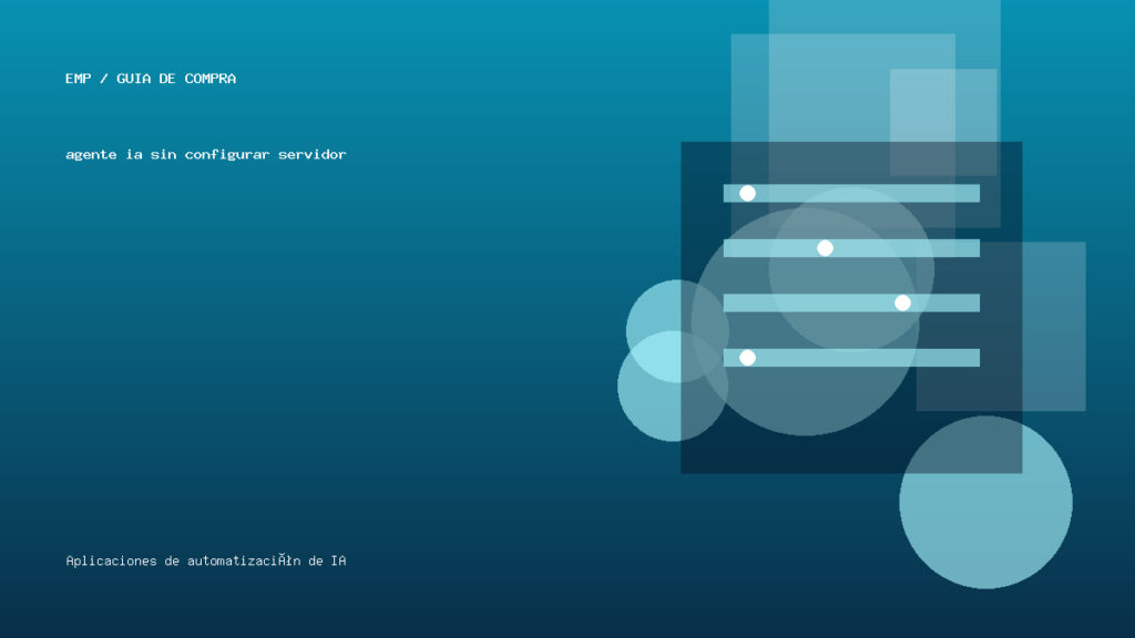 agente ia sin configurar servidor