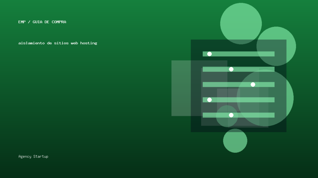 aislamiento de sitios web hosting