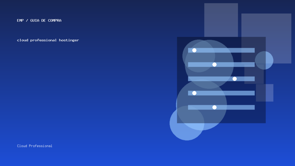 cloud professional hostinger