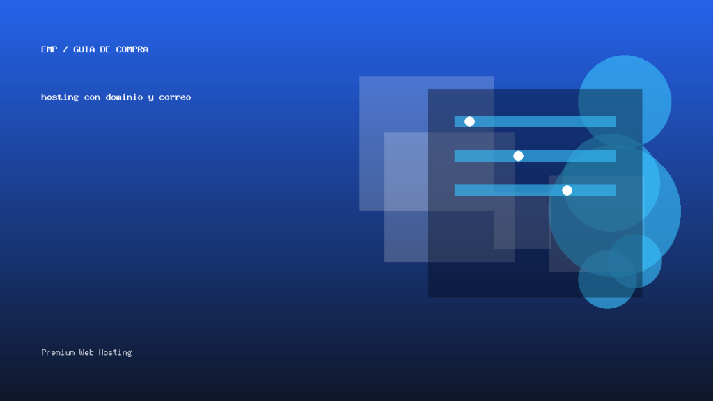 hosting con dominio y correo