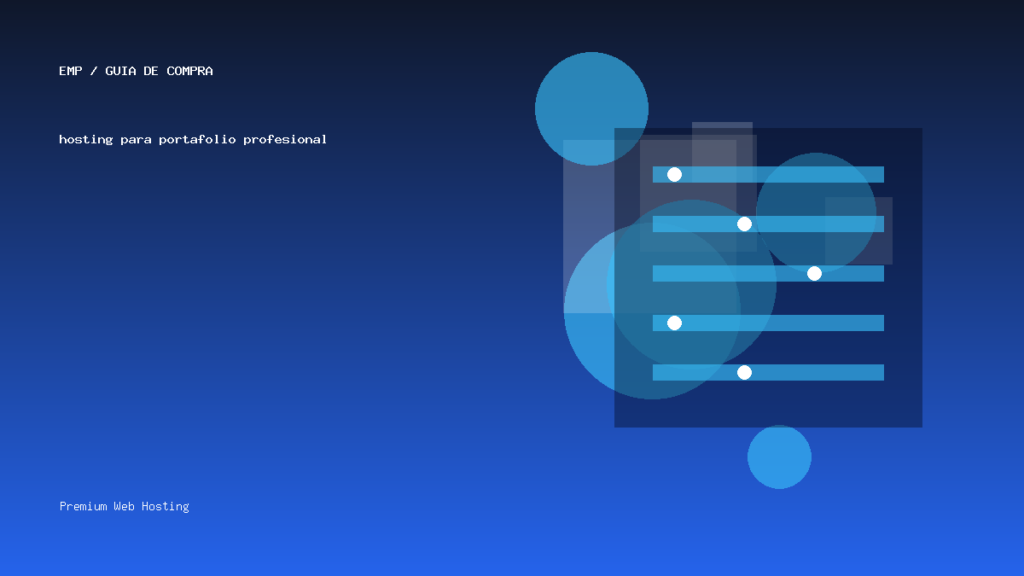 hosting para portafolio profesional