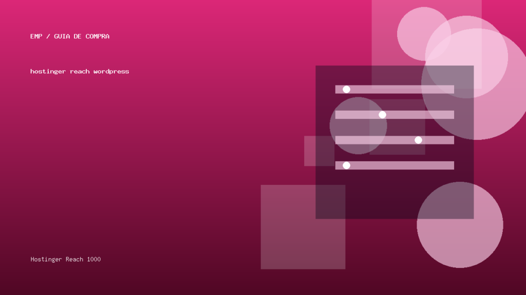 hostinger reach wordpress